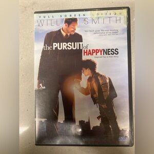 The Pursuit of Happyness DVD.